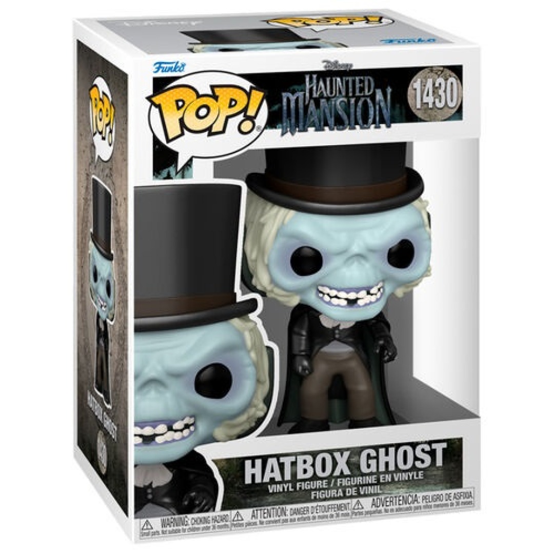 1629292a2e172ad856700f6b2eef5612.jpg Funko POP! Haunted Mansion N° 1430 - Hatbox Ghost - Image 1