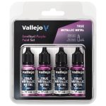 Vallejo TMM Amethyst Purple 4 Paint Set