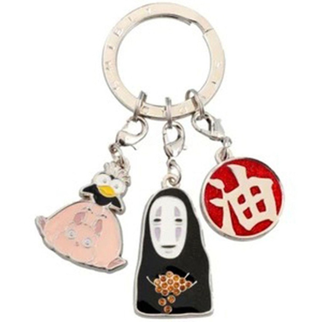 169631f82f16052765dd930d9b9f3623.jpg Studio Ghibli Spirited Away Arubaya Metal Keychain - Image 1