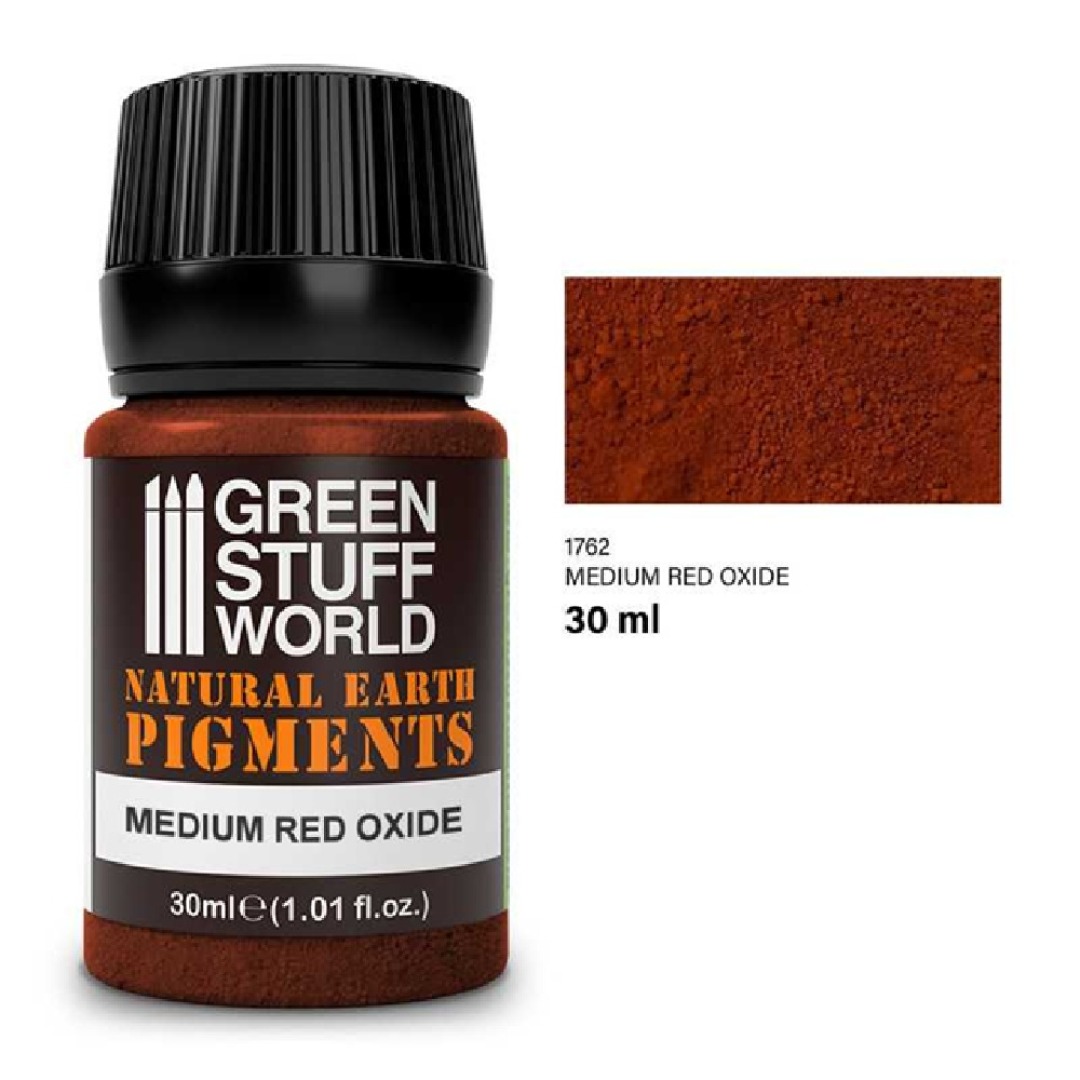 16a88cc13587d34909f1be519860c89d.jpg Green Stuff World Natural Earth Pigments Medium Red Oxide 30ml - Image 1