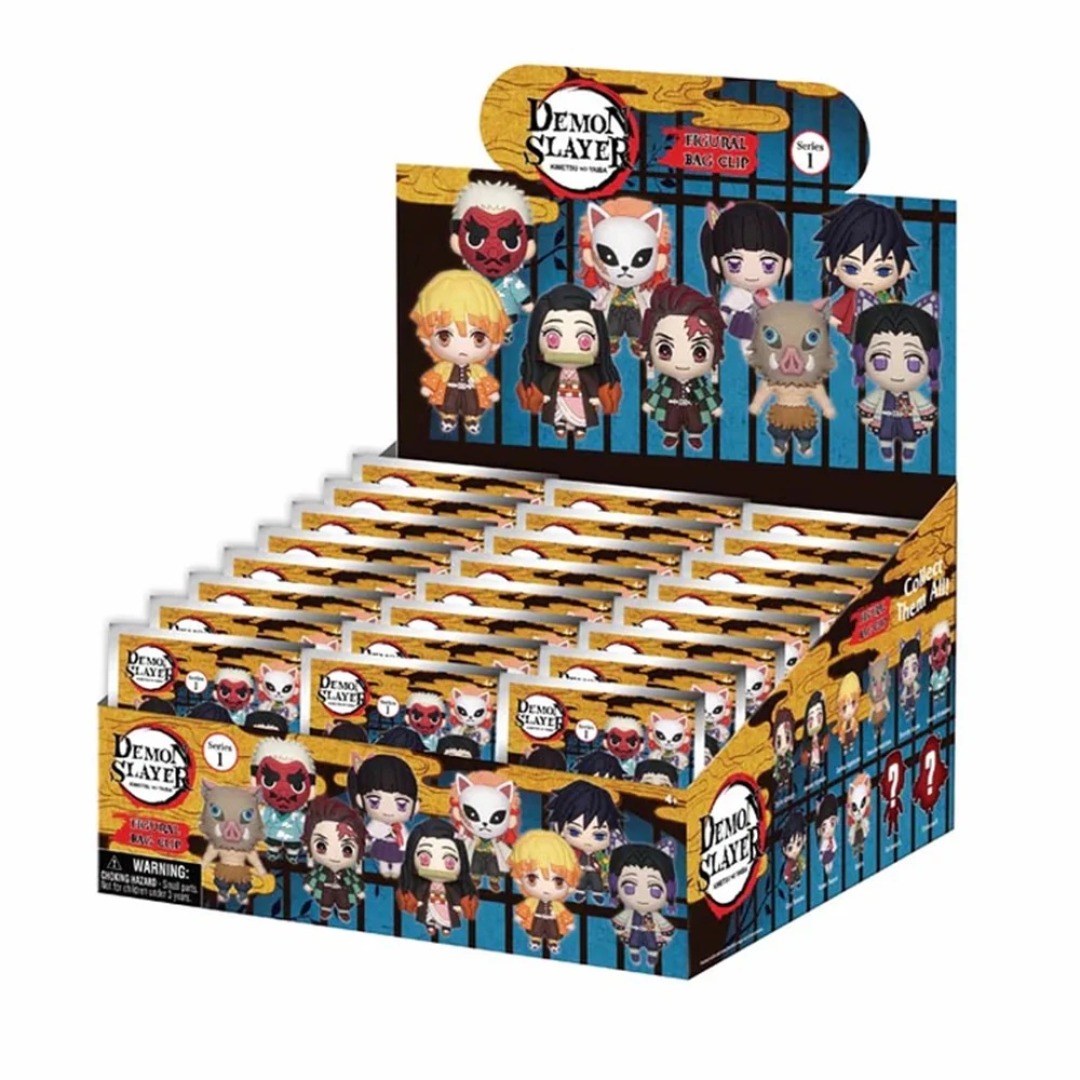 16e1411e55f5f17e39cb6319c0a49b1a-1.jpg Demon Slayer Series 1 3D Bag Clip - Image 1