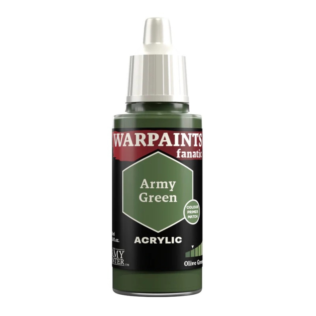 17b84bd2b6c89b2230ada074076dbd55.jpg The Army Painter Warpaints Fanatic: Army Green - Image 1