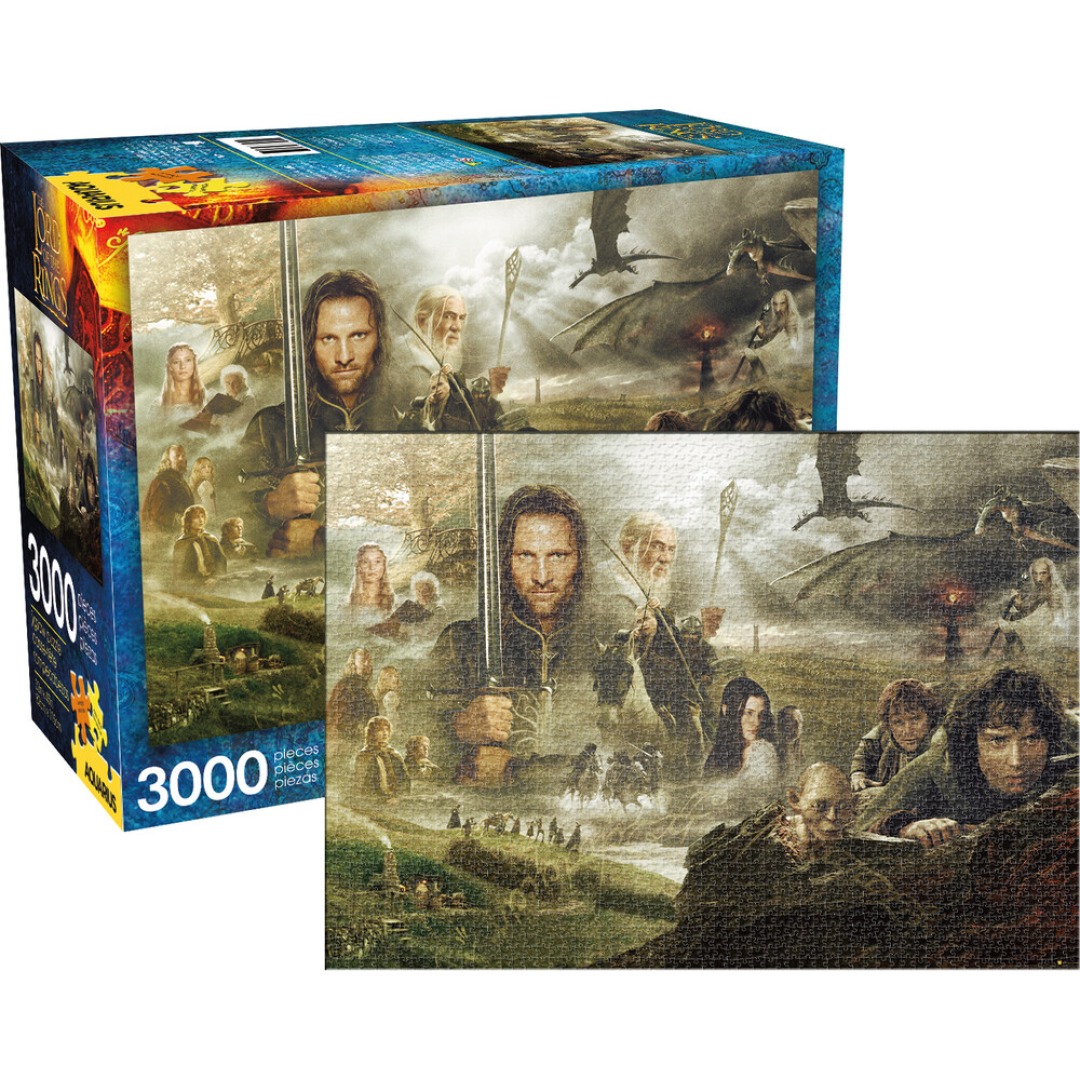 1974ac2ca20cb5c9f48d0ff45273a6b9-1.jpg The Lord Of The Rings Puzzle 3000 Pieces - Image 1