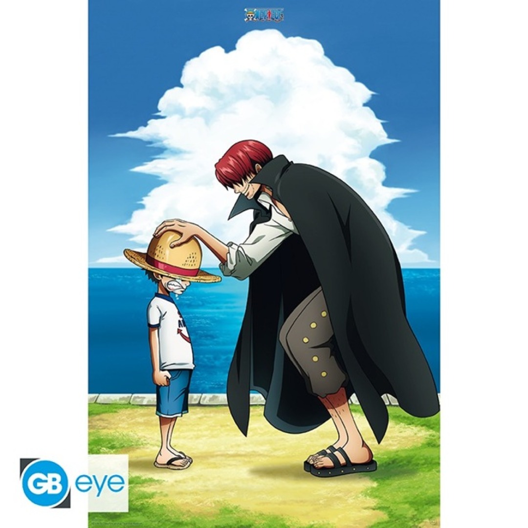 19d927a2fc8ee2a2fb3a2265da95809b-1.jpg One Piece Shanks & Luffy Poster 91x61cm - Image 1