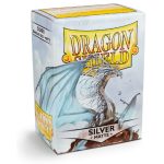 Dragon Shield Matte Silver Standard Sleeves (100 Sleeves)