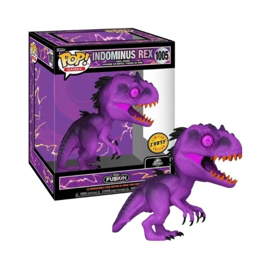 1a9145e573c3037d2ff8b7e9f4ca423a.jpg Funko POP! Fusion N° 1005 - Indominus Rex Chase Edition - Image 1