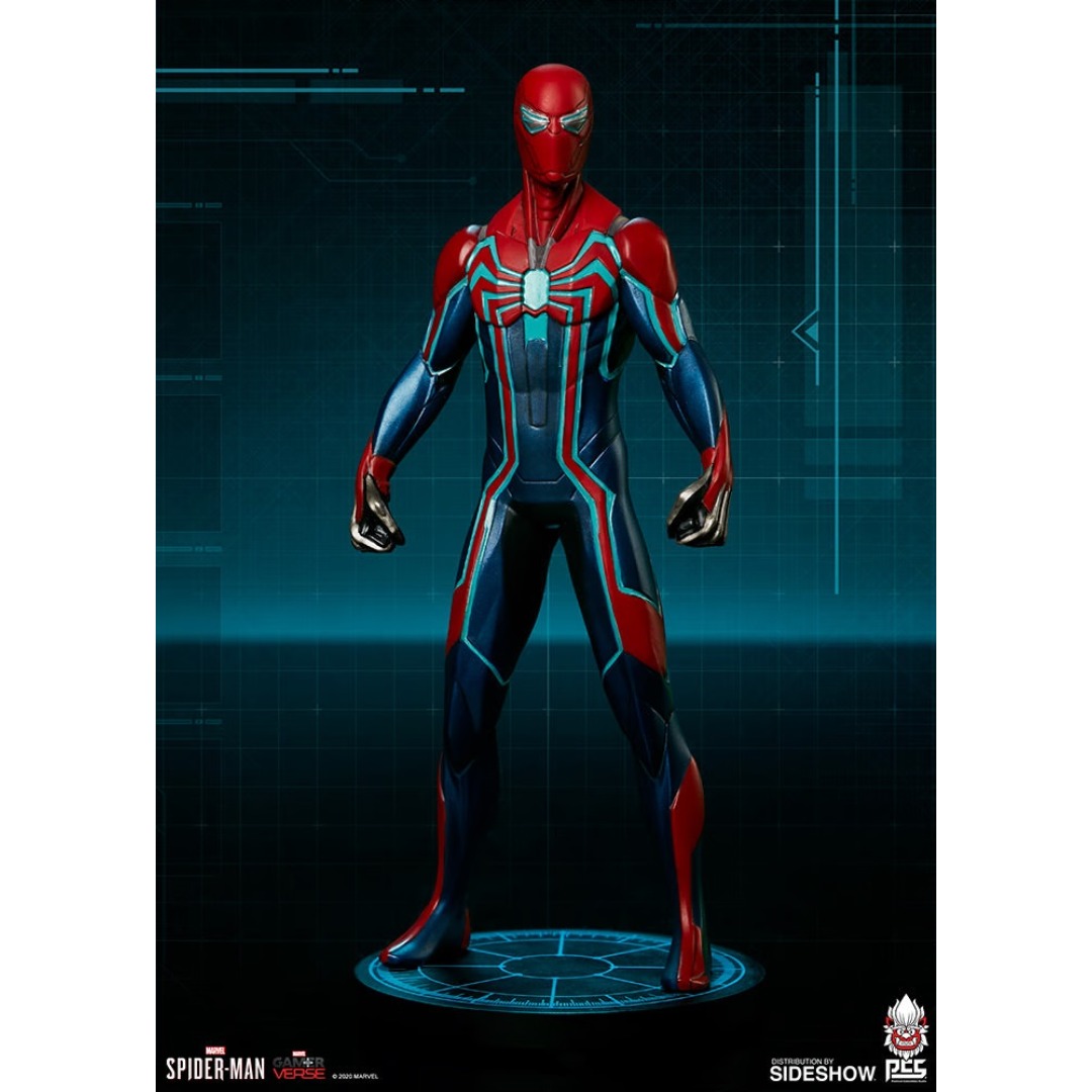 1bb6478d7a8bcd4aab93d2547bd753bb.jpg Marvel Spider-Man Velocity Suit 1:10 PCS Statue - Image 1