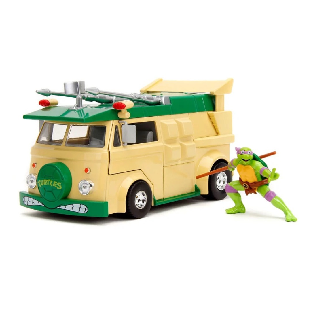 1c0c1e4d3d60ae4f2ba785c752e183d0.jpg Teenage Mutant Ninja Turtles Donatello & Party Wagon 1:24 - Image 1
