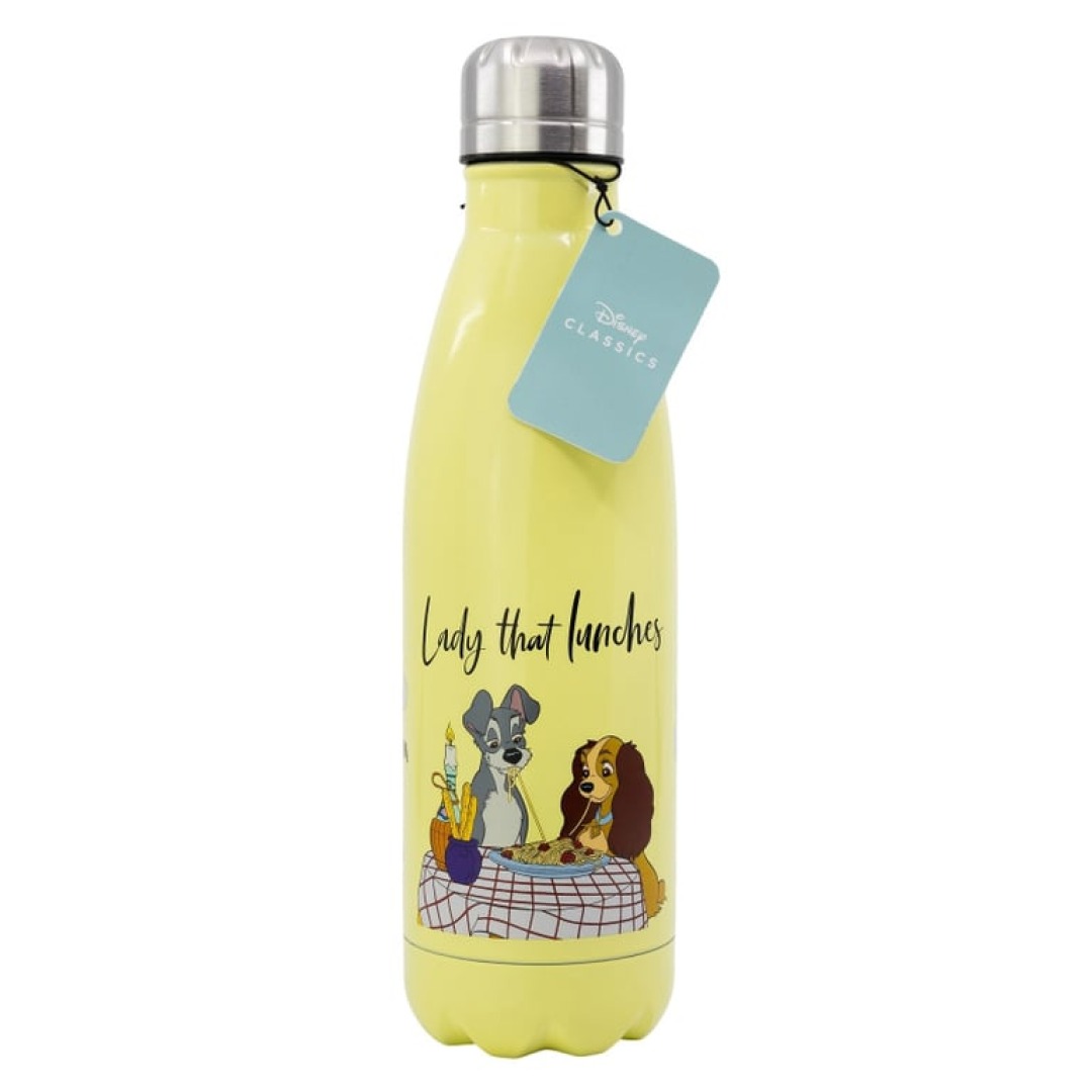 1c2f28c283538c9b6414a2a2df1c9dab.jpg Disney Lady & Tramp Stainless Steel Bottle - Image 1