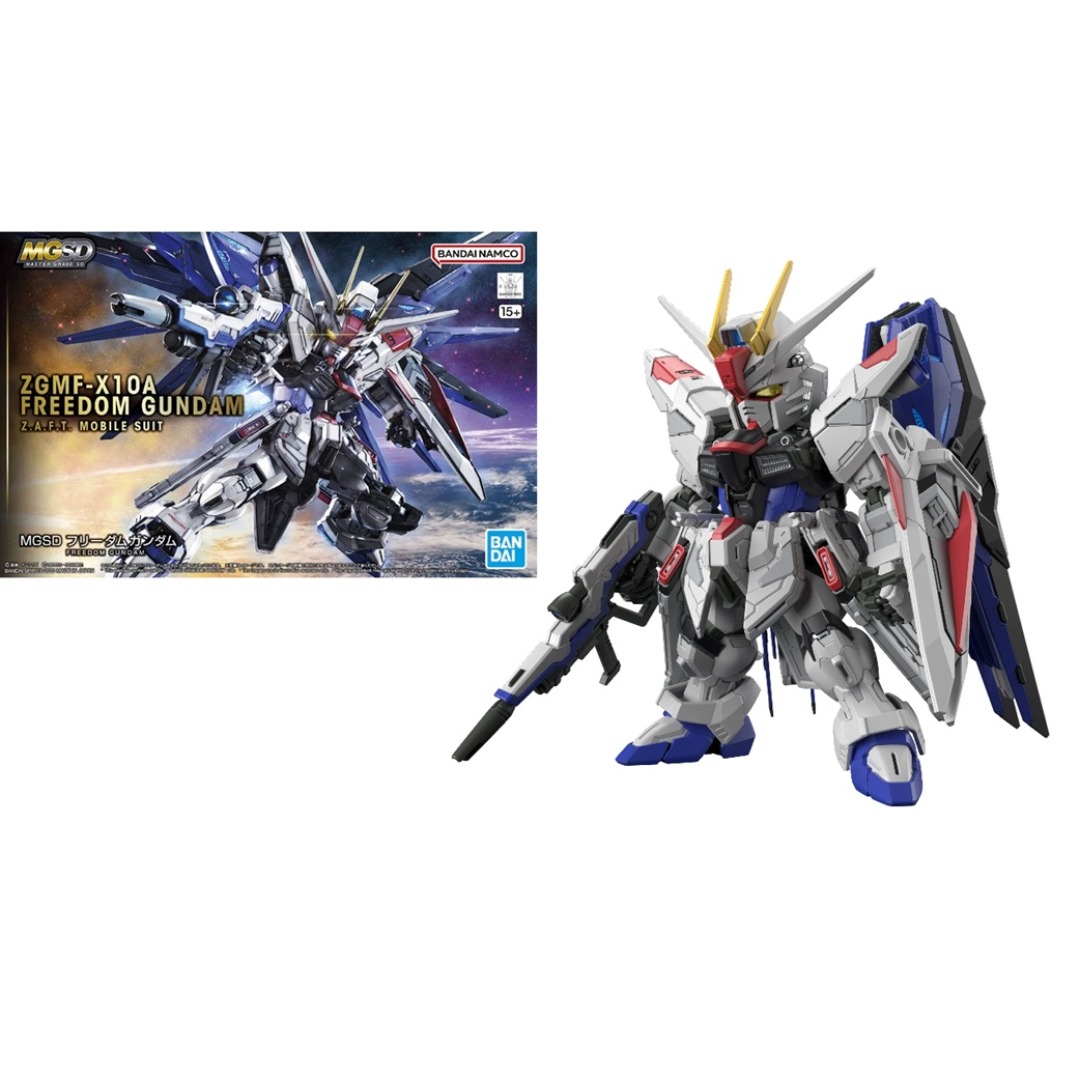 1d4bd39586e5a17b50ea12acf7dc7e91.jpg Gundam Freedom Gundam MGSD Bandai Model Kit - Image 1
