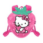 Hello Kitty Strawberry Mini Fur Backpack 25x22x12cm