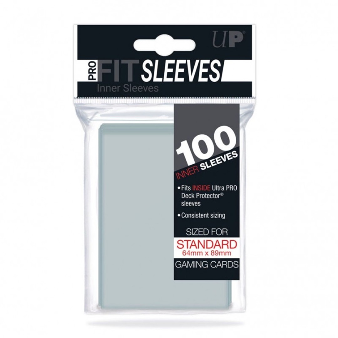 1f1ca91380705b48b9389227ba129702-1.jpg Ultra Pro Fit Standard 64x89mm 100 Sleeves - Image 1