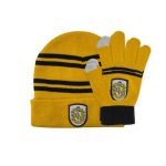 Harry Potter Hufflepuff Beanie & Gloves Kid Set