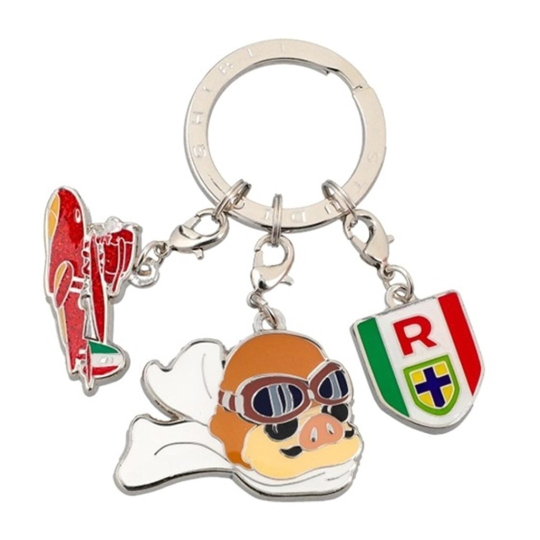 1f926cfb53d1ca529434cf379ecc7717.jpg Porco Rosso Marco Metal Keychain - Image 1