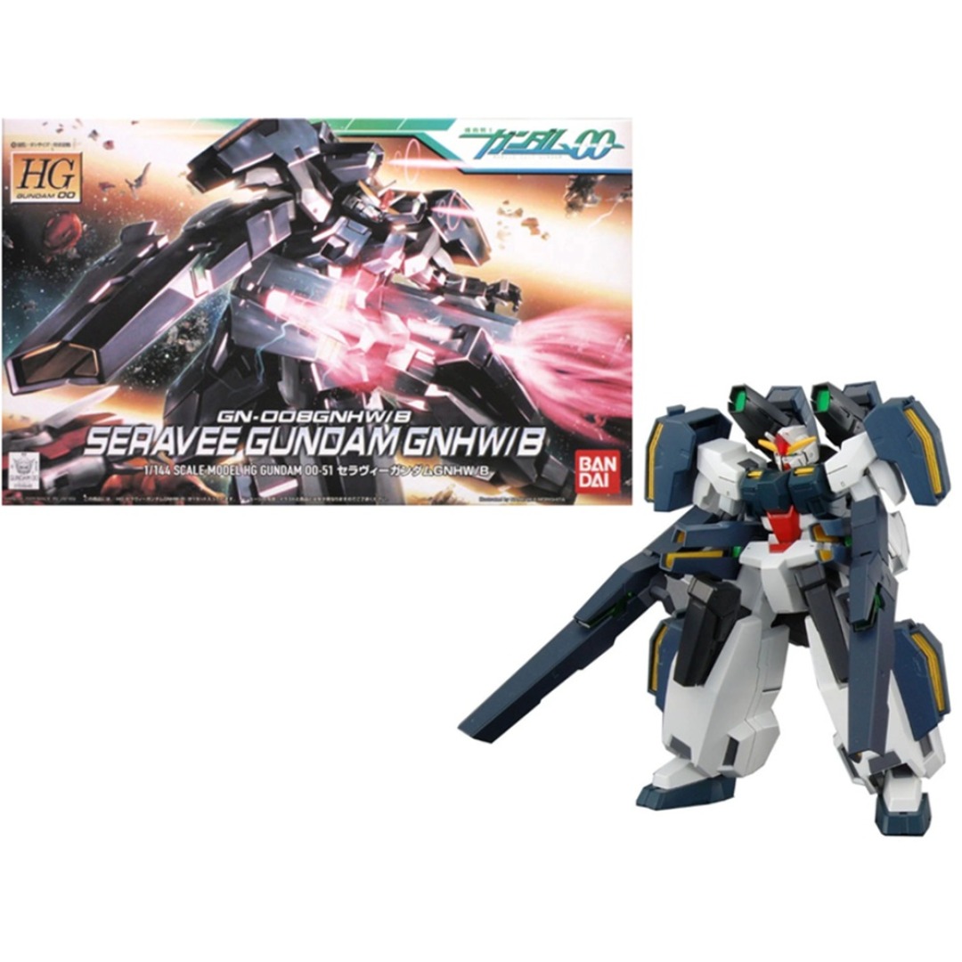 1f99f661b5251e1e325ca48107bb656d.jpg Gundam Seravee Gundam GNHW/B HG 1/144 Bandai Model Kit - Image 1