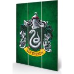 Harry Potter Slytherin Crest Wood Print 20x29.5cm