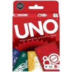UNO Card Game Ruby Red Mattel 80th Anniversary