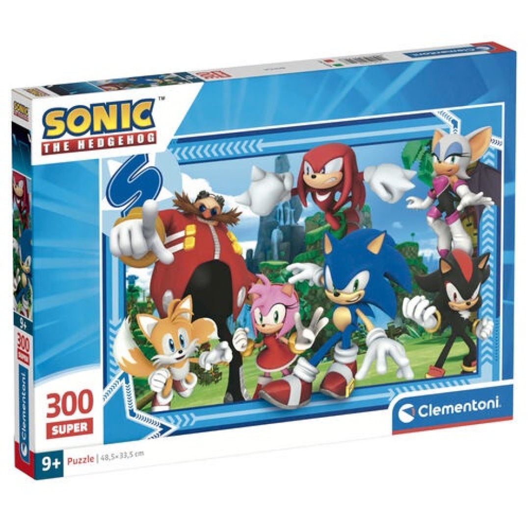 21384056bdef72ae133271056e811a5f.jpg Sonic The Hedgehog Puzzle 300 Pieces - Image 1