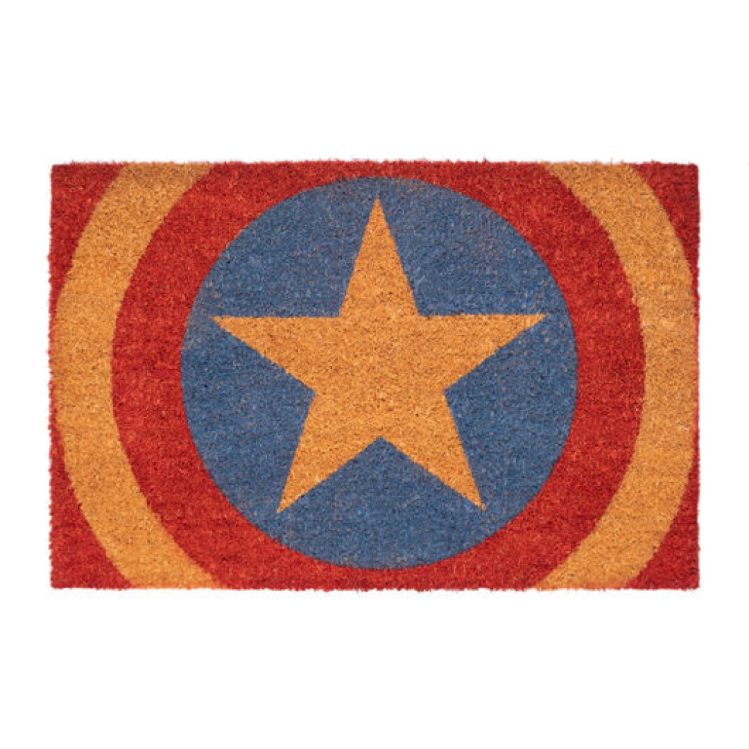 220cebdc6a4e3a2154070628b7134658.jpg Marvel Captain America Shield Door Mat - Image 1