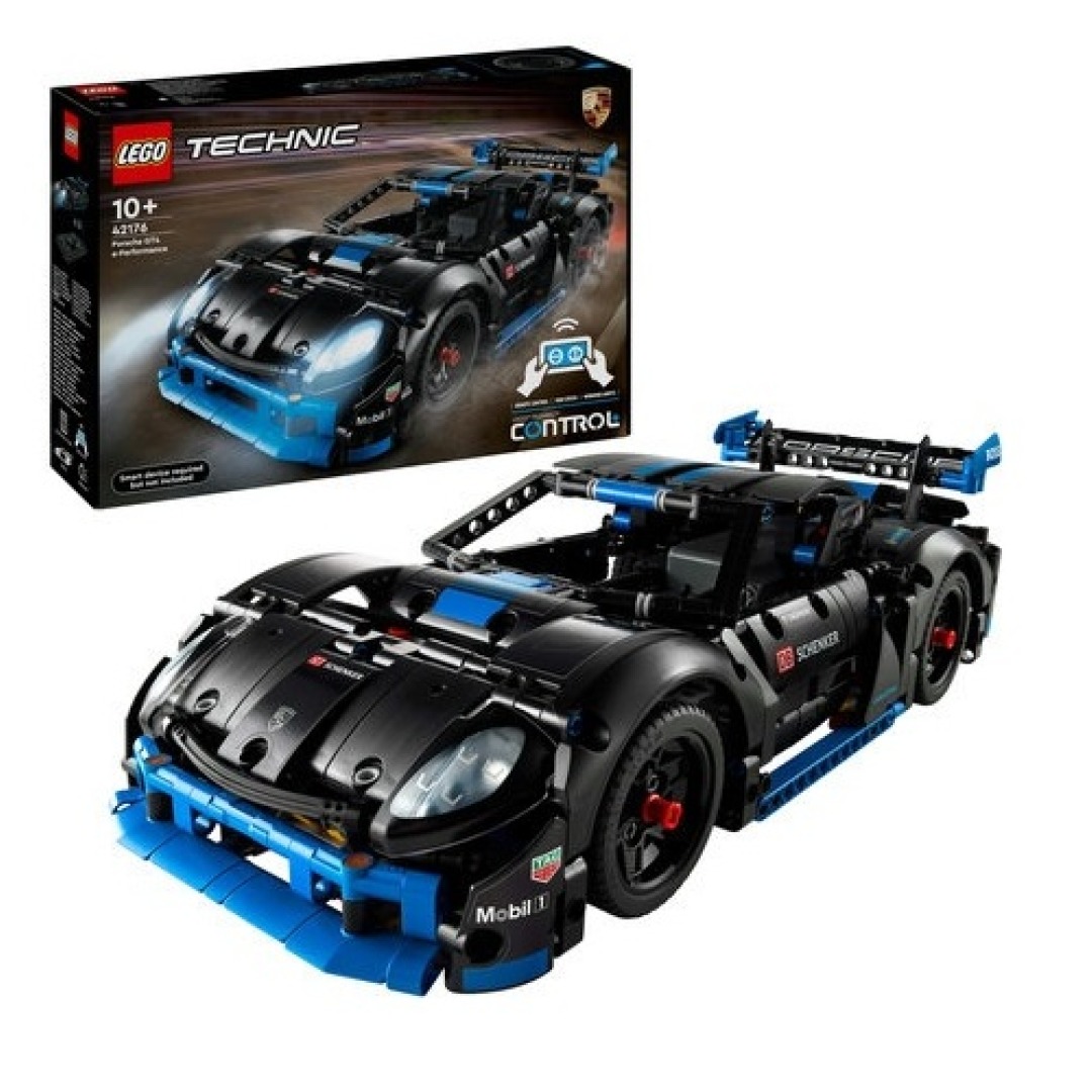 22ff96dd63a23748a3bc8d442c738db8.jpg LEGO Technic 42176 Porsche GT4 e-Performance Race Car - Image 1