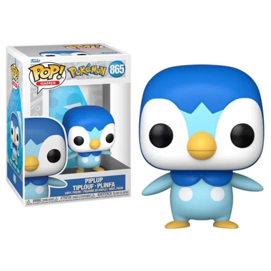 2428f5276588619a5f5bea3aeaacc9f6.jpg Funko POP! Pokemon N° 865 - Piplup - Image 1