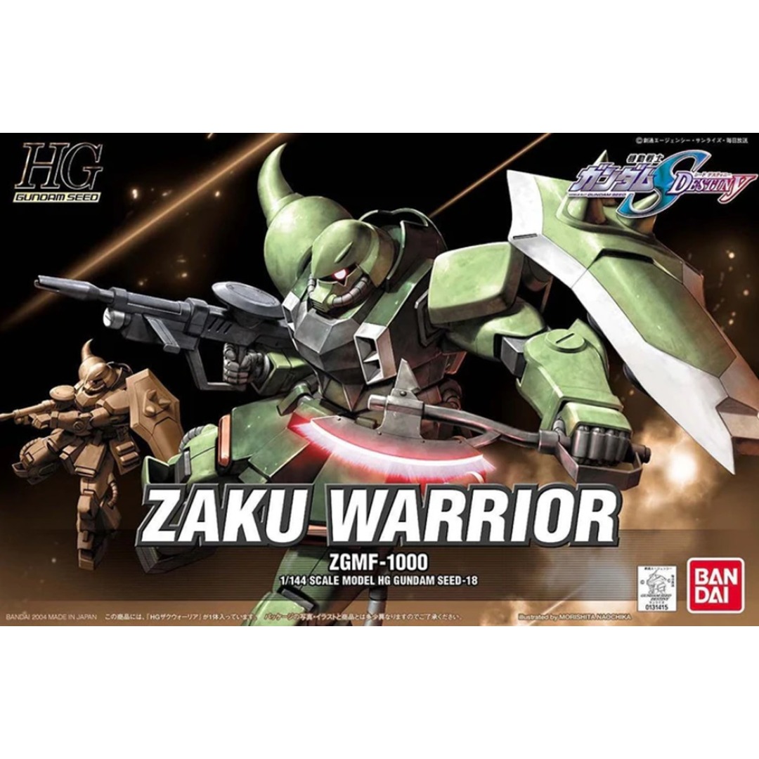 247574604fa9ea525022d6d5074bdb56.jpg Gundam Zaku Warrior HG Bandai Model Kit - Image 1