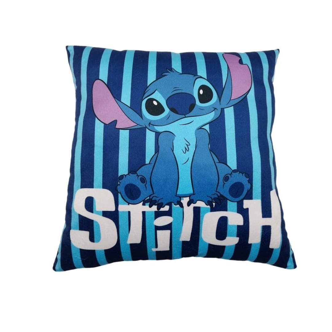 24a11dc00e87ab24143a043d1ba1c981.jpg Disney Stitch Happy Double Face Cushion - Image 1