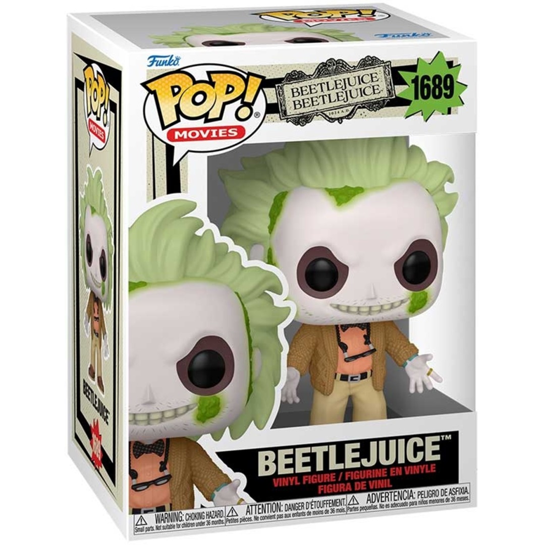 25f81858c9f910fb539bb2751bbfe1c8.jpg Funko POP! Beetlejuice Bettlejuice N° 1689 - Beetlejuice - Image 1