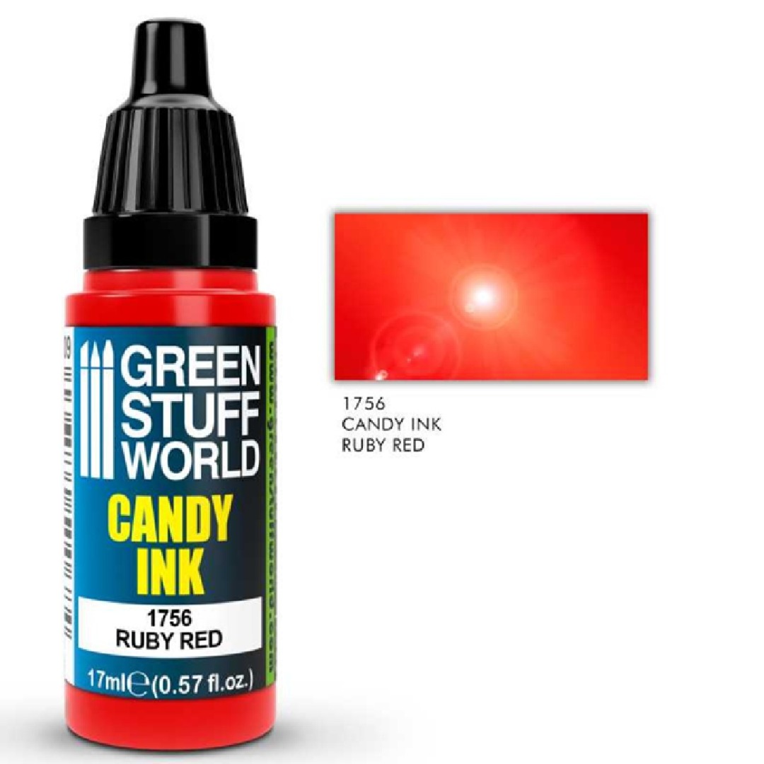 2660ea23e2545b8a85e096337c0dd858.jpg Green Stuff World Candy Ink Ruby Red 17ml - Image 1