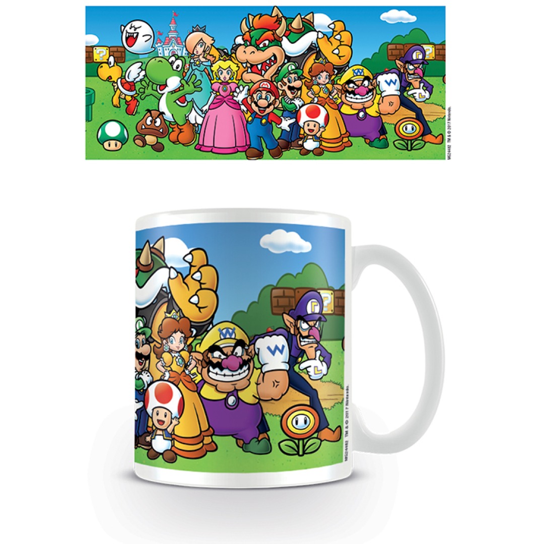 26feecc14ba01638394a01cecc8f2d77.jpg Nintendo Super Mario Characters - Mug 300ml - Image 1