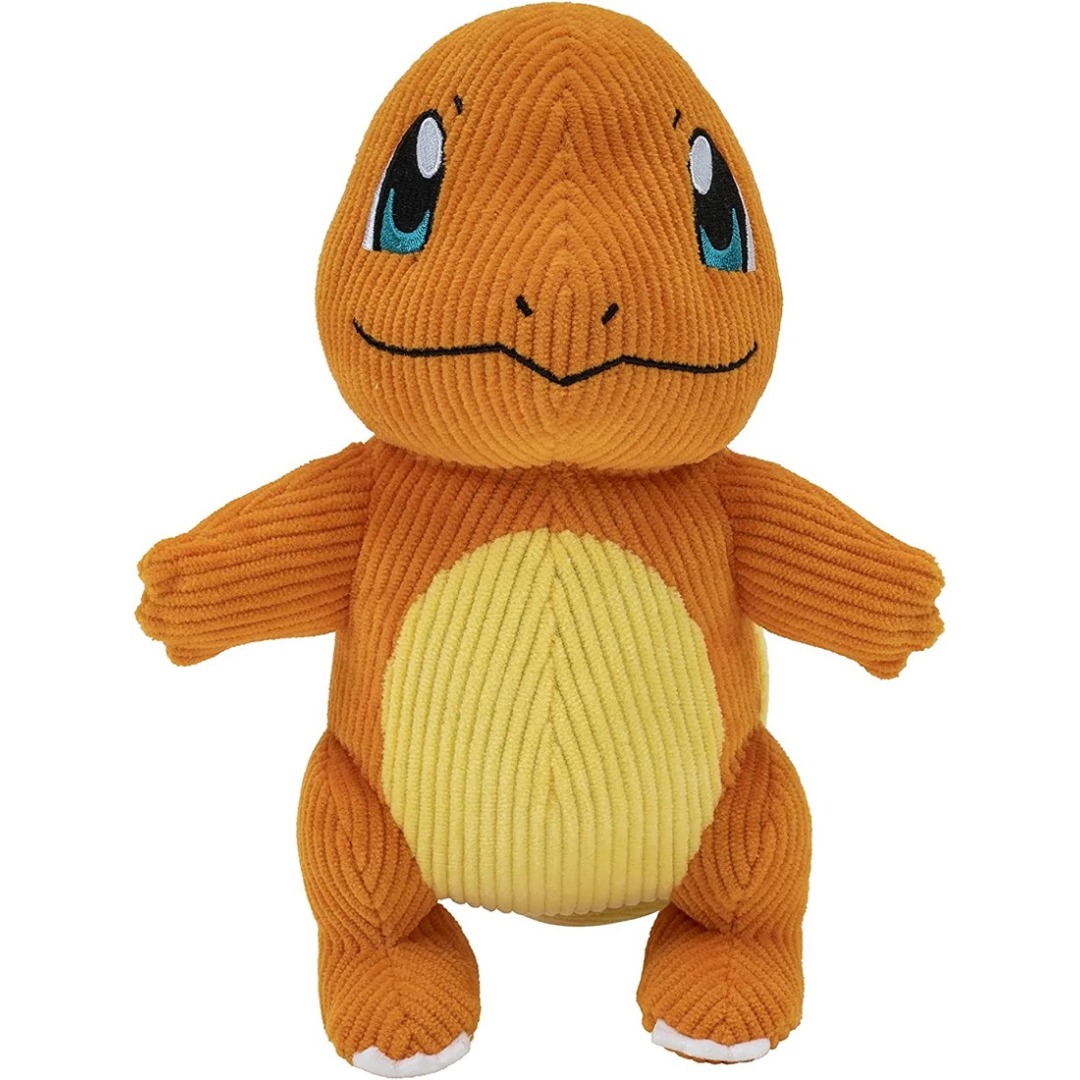 27f273f321b8a1359f5055aeaa624a22.jpg Pokemon Charmander Corduroy Premium Plush 20cm - Image 1