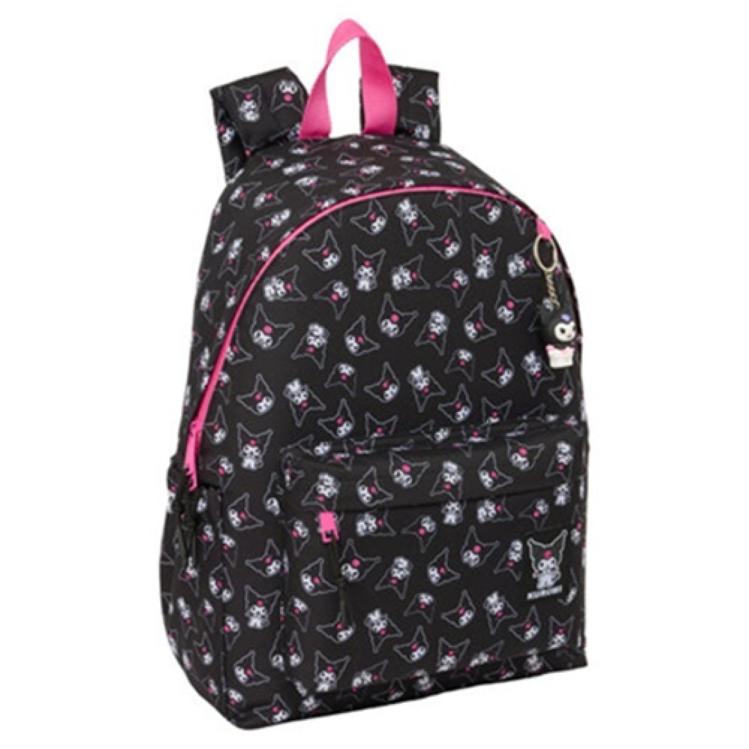 281e85bfdcc839d3a3ff675801f520d0.jpg Kuromi Backpack for Laptop 14" 43x31x13cm - Image 1