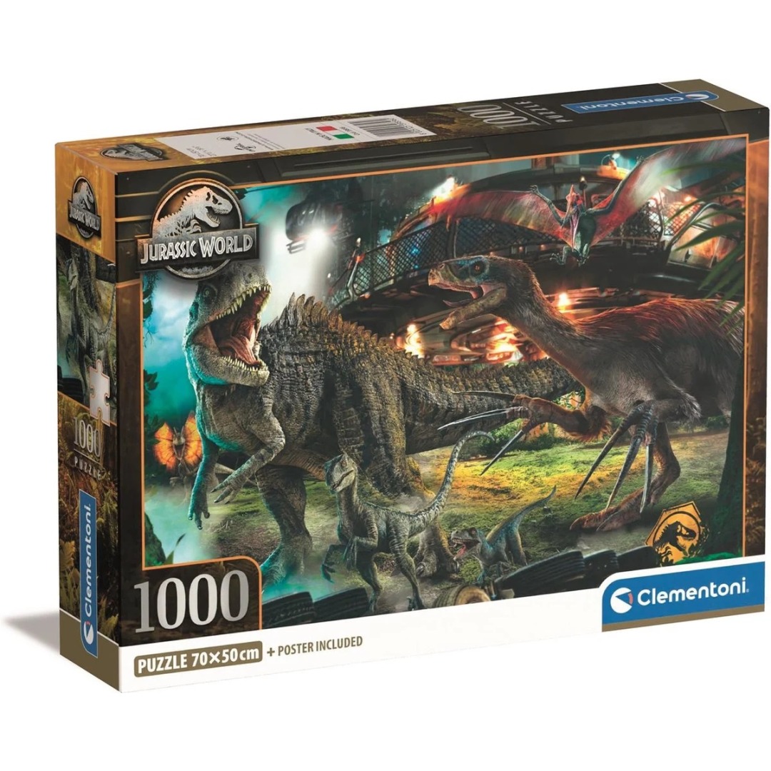 282eb8d0f1f8245d28a96eb38bd266f5.jpg Jurassic World Puzzle 1000 Pieces - Image 1