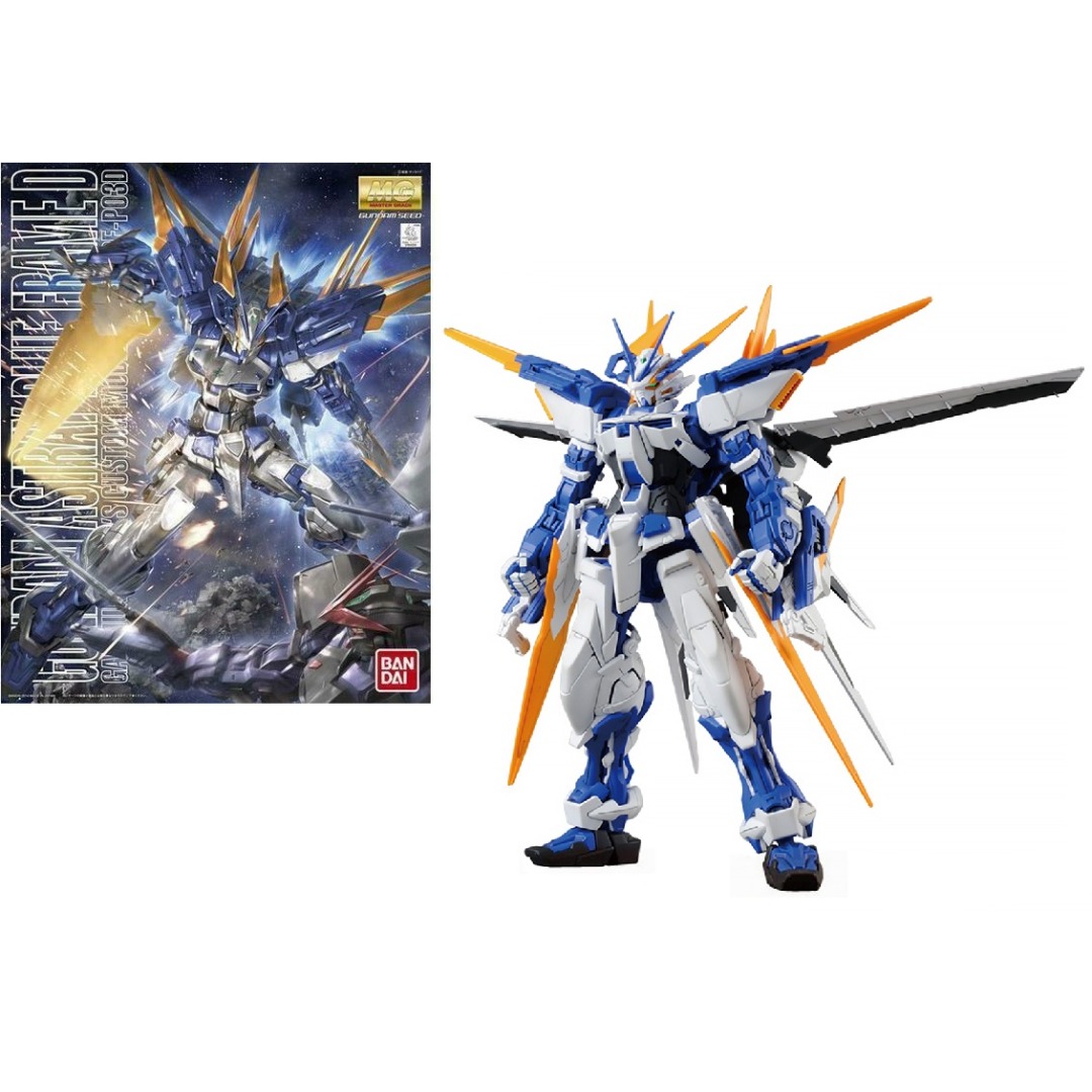 28bc428364e3656fde86eb5ababb9412.jpg Gundam Astray Blue Frame D MG 1/100 Bandai Model Kit - Image 1