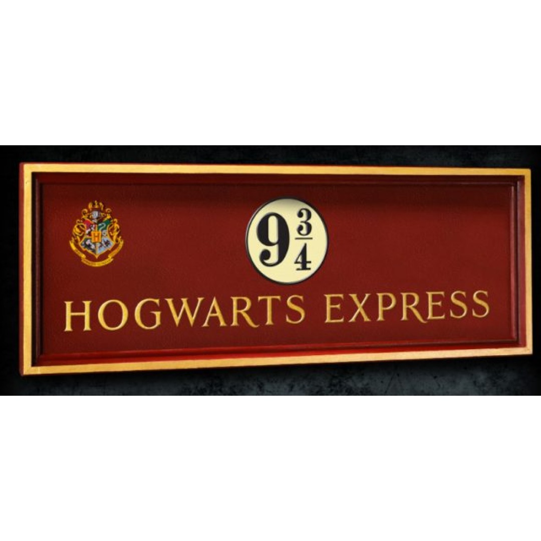2a64df6344ddc4885d8118cb3421a88f-1.jpg Harry Potter Hogwarts 9 3/4 Sign - Image 1
