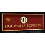Harry Potter Hogwarts 9 3/4 Sign