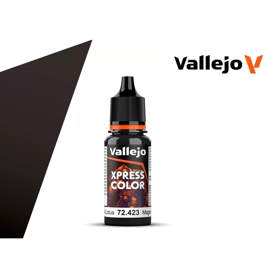 2ad29fe63810fa076e72f441c6a6d49d.jpg Vallejo Xpress Color Black Lotus 18ml - Image 1