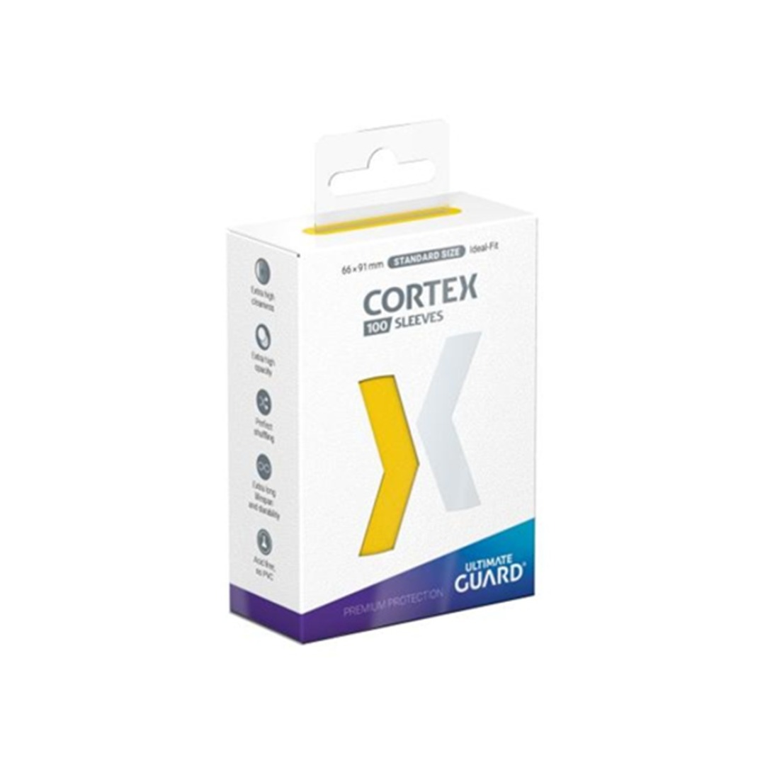 2b5e3bf2f3dd3a0474f9d613ce7433be.jpg Ultimate Guard Yellow Cortex Sleeves Standard Size (100 Sleeves) - Image 1