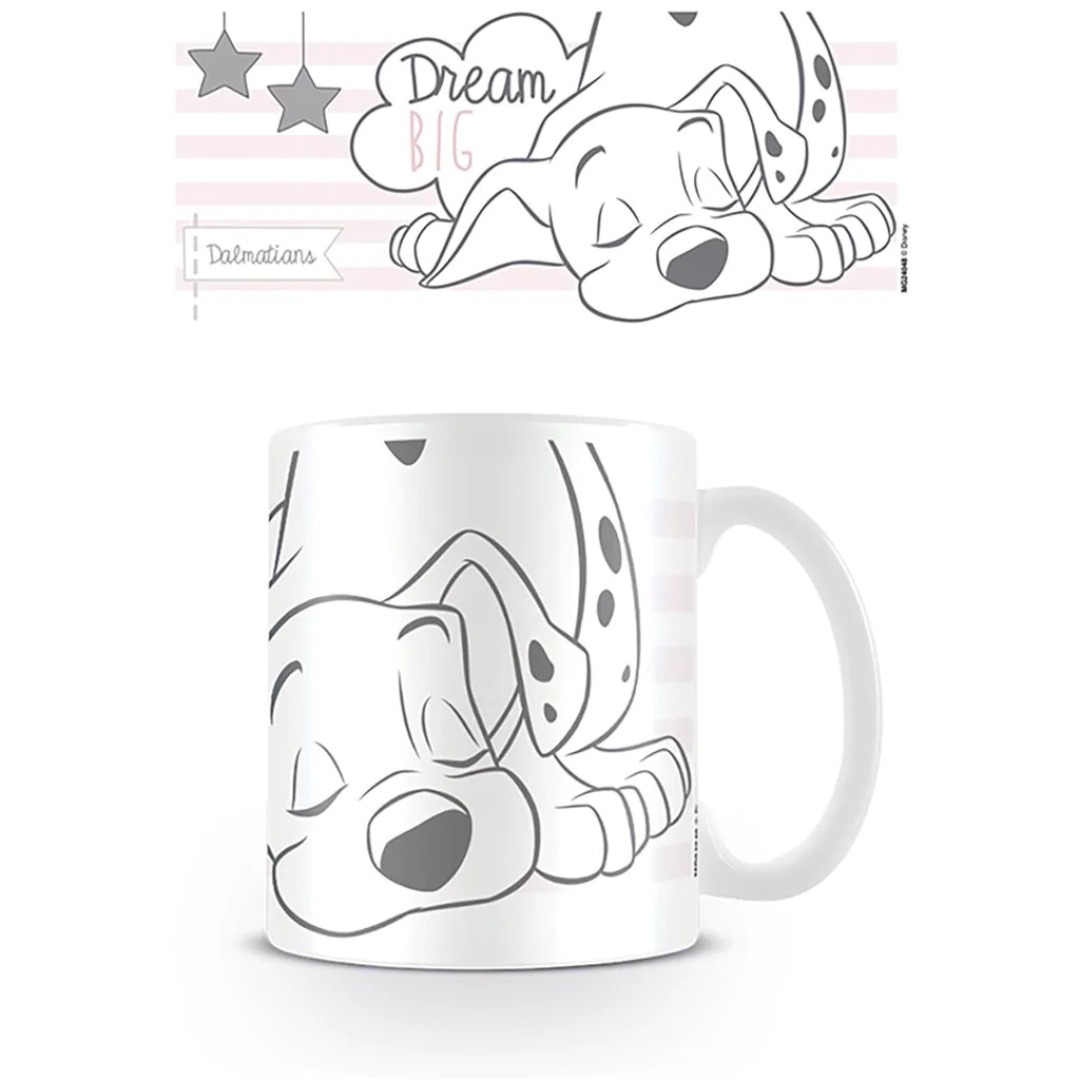 2bbb9a9c9a82087d552785e864b27720.jpg Disney 101 Dalmations Dream Big Mug 300ml - Image 1