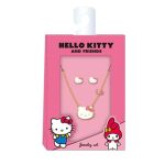 Hello Kitty Set of Necklace & Pair of Earrings