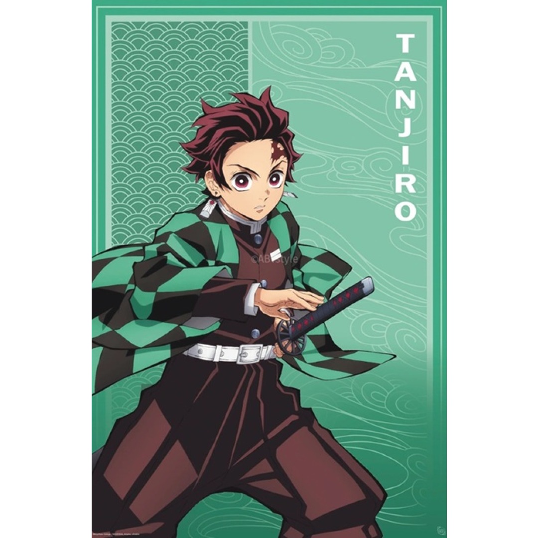 2d5efdeee96fc21627c2a9ee825e832f-1.jpg Demon Slayer Tanjiro Poster 91x61cm - Image 1