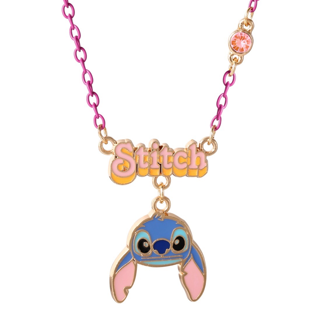 2d6458a9dd0774fbc311176c852e28d3.jpg Disney Stitch Head Pendant Necklace - Image 1