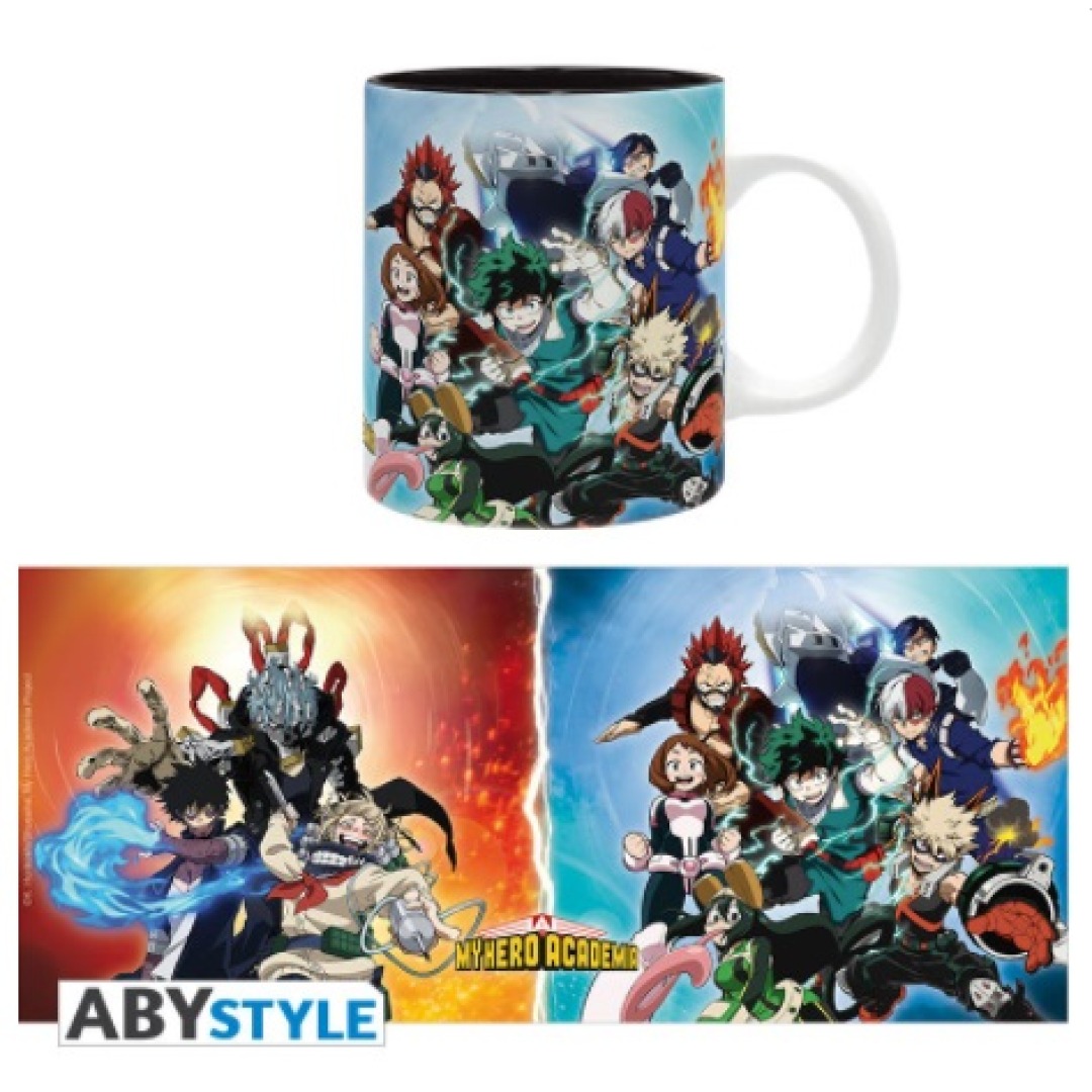 2e469f35e250574a15094a3fa8604d03-1.jpg My Hero Academia Heroes vs Villains Mug 320ml - Image 1