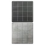 Chessex Megamat Reversive Black/Grey 1" Squares (34.5" x 48")