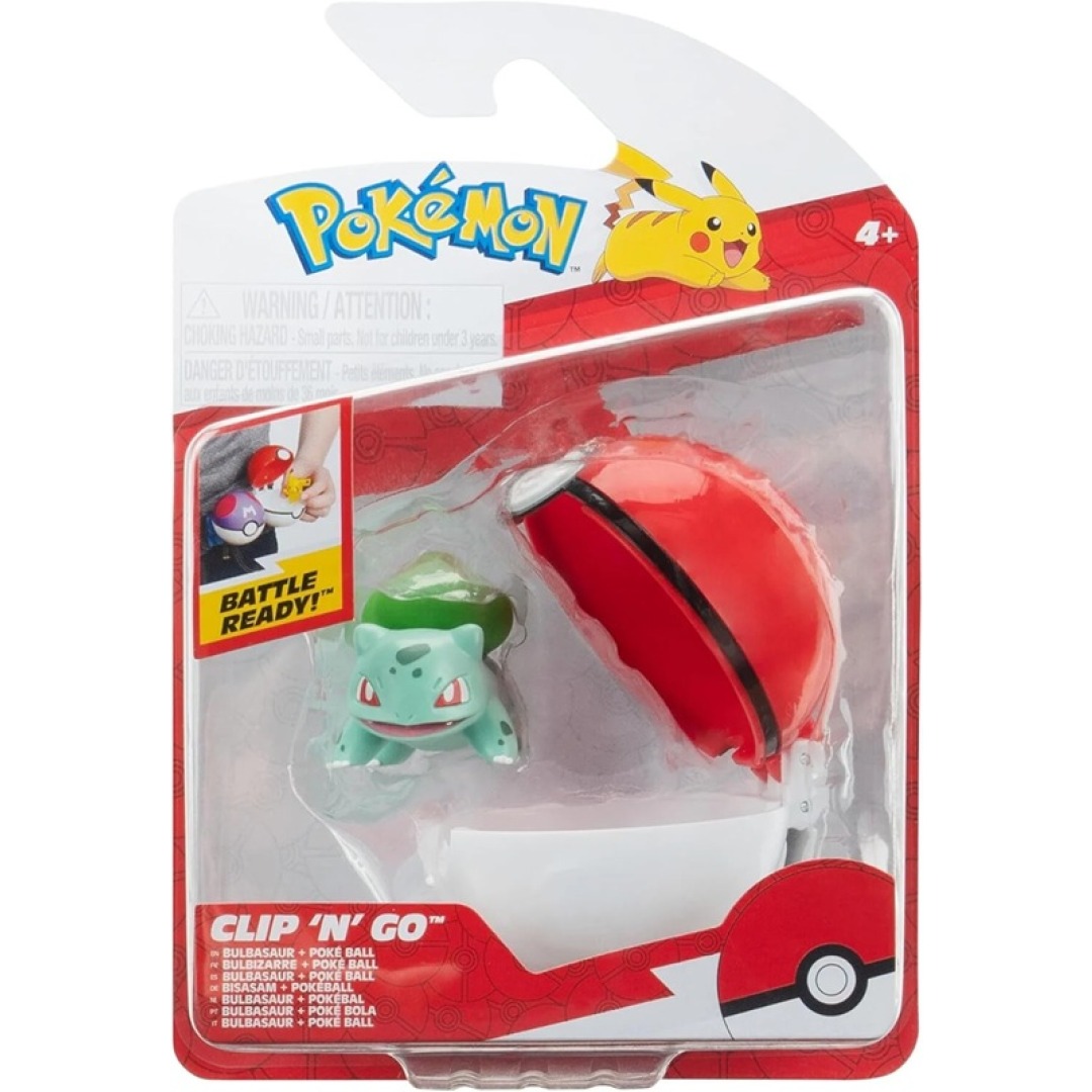 2f12f01c75b9e2d679f53a1e0575f3d9-3.jpg Pokemon Bulbasaur Clip 'N' Go Battle Figure - Image 1
