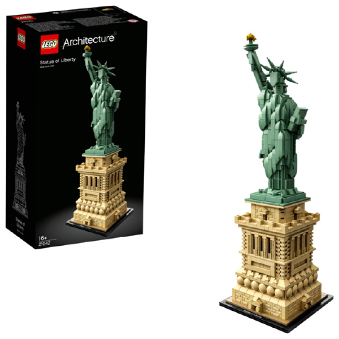 3078e2cb277994c02c3117216321f217.jpg LEGO Architecture 21042 Statue of Liberty - Image 1