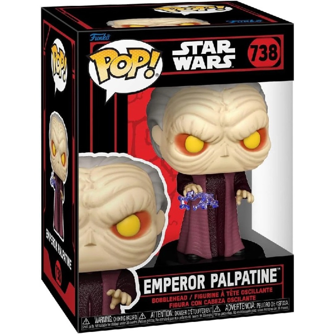 312a0e51a05a9d5a8f7572f25659dd00.jpg Funko POP! Star Wars N° 738 - Emperor Palpatine - Image 1