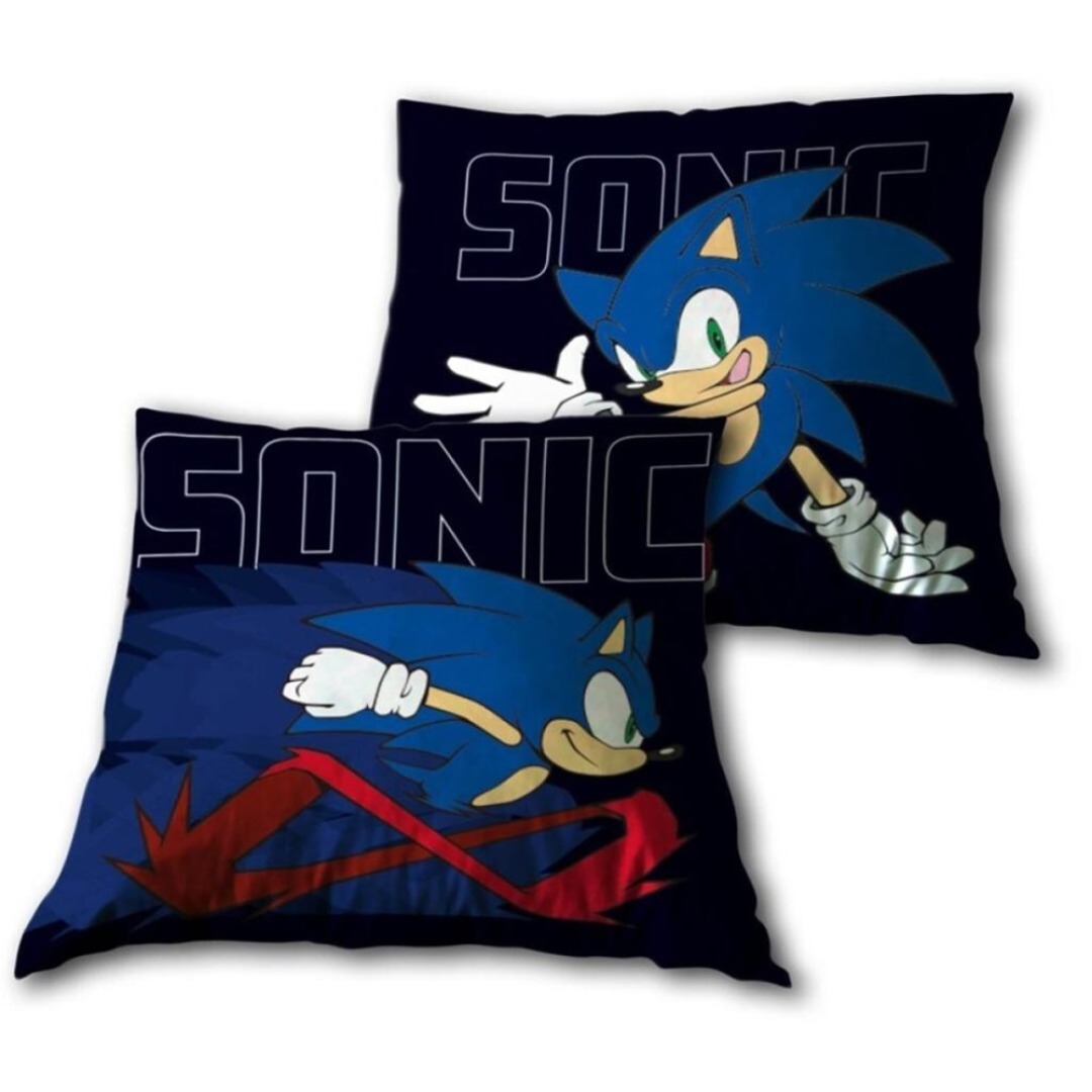 31b5acac833b6490fed62b24780f0f35.jpg Sonic The Hedgehog Cushion 40x40cm - Image 1