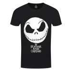 Disney The Nightmare Before Christmas Jack Face & Logo T-Shirt (L)