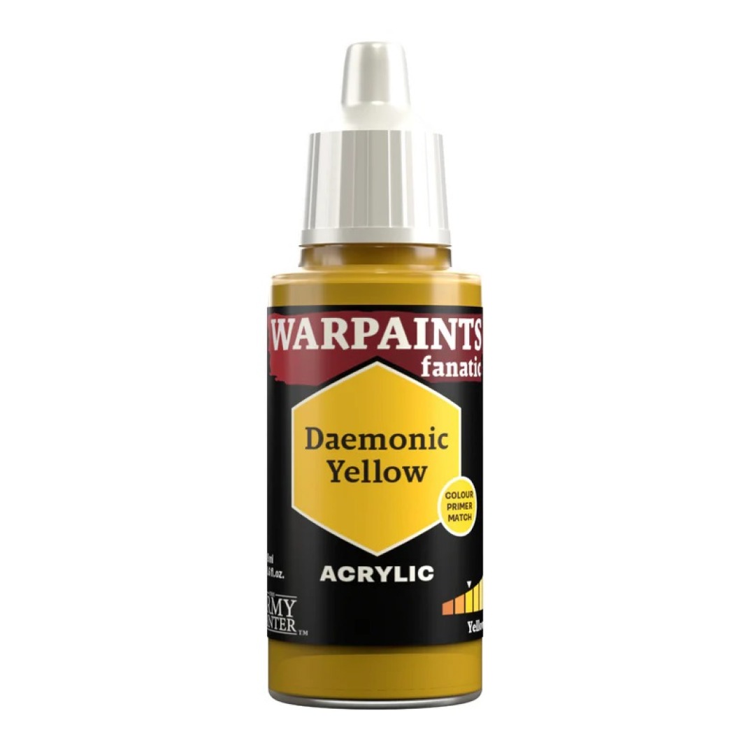 328f0bf630bb48ce785ab6a6e69ffad4.jpg The Army Painter Warpaints Fanatic: Daemonic Yellow - Image 1
